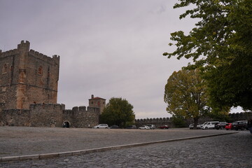 Fototapeta na wymiar Castle of Braganza, historical city of Portugal. Europe