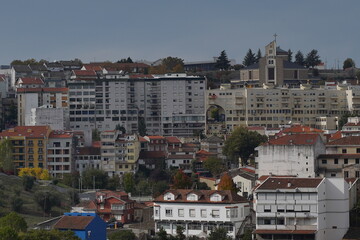 View of Braganza, historical city of Portugal