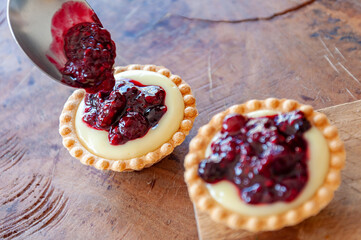 pomegranate seed cake with seeds