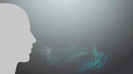 Aerosols in the Air Breathing Distribution Animation 02 - Powered by Adobe