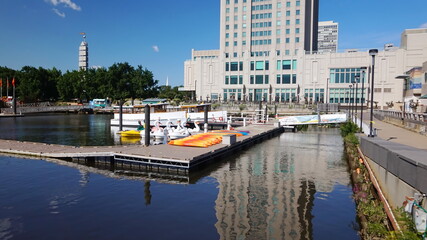 Obraz premium Fun at the Waterfront