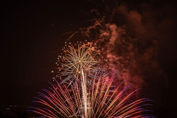 fireworks in the sky
