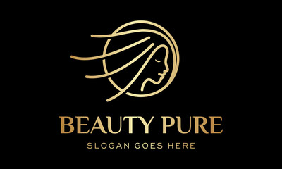Beauty logo design vector