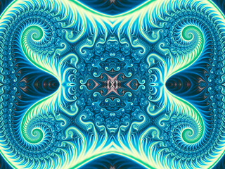 Fototapeta na wymiar Beautiful fractal. Computer generated image. Fractal background. Abstract spirals. Beautiful background for greetings card, flyers, invitation, posters, brochure, banners, calendar.