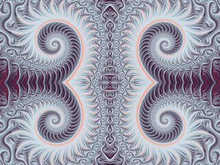 Beautiful fractal. Computer generated image. Fractal background.  Abstract spirals. Beautiful background for greetings card, flyers, invitation, posters, brochure, banners, calendar.