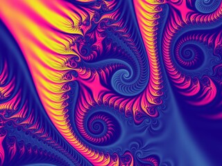 Beautiful fractal. Computer generated image. Fractal background. Abstract spirals. Beautiful background for greetings card, flyers, invitation, posters, brochure, banners, calendar.