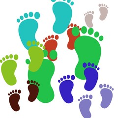 baby foot prints