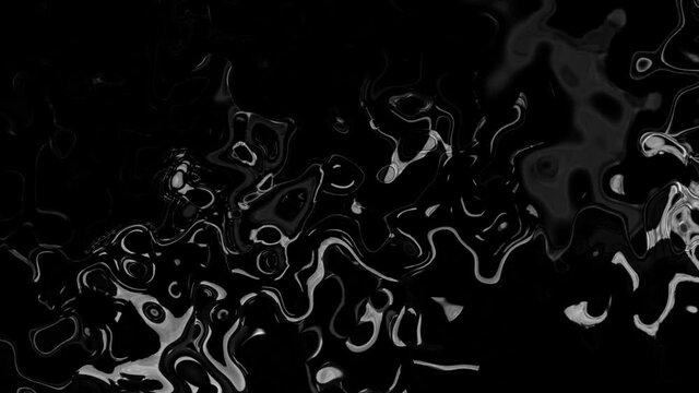 animation of liquid abstract organic form.
