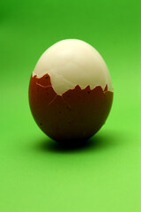 Macro of chicken egg texture