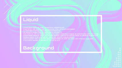 Liquid 3d wave background. Liquid 3d fluid shape backgroud. Modern landing page design. Solid colors 3d abstration. Beautiful background for greetings card, flyers, invitation, posters, brochure.