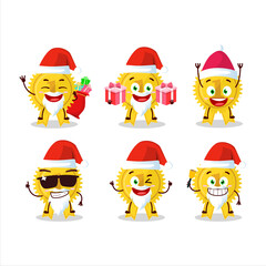 Santa Claus emoticons with gold medal ribbon cartoon character