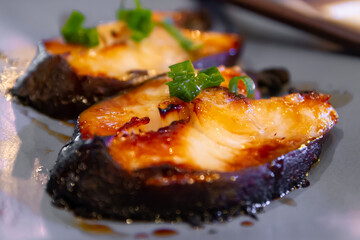 Oven Broiled Miso Butterfish Black Cod Steak