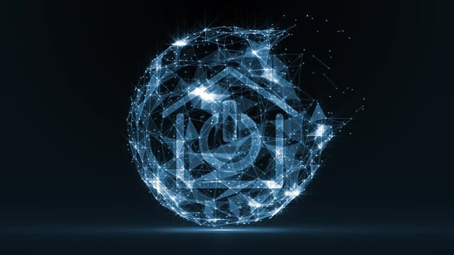 Business, Technology, Internet and network concept. Smart home automation control system. Innovation technology.