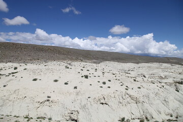 Lunar landscape in the Altai Republic.