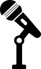 microphone icon isolated on background
