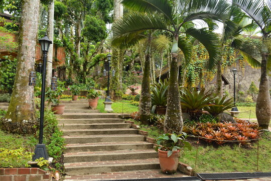 Caleruega pathway steps in Nasugbu, Batangas, Philippines
