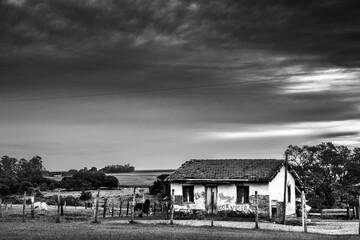 old farm house in the countryside