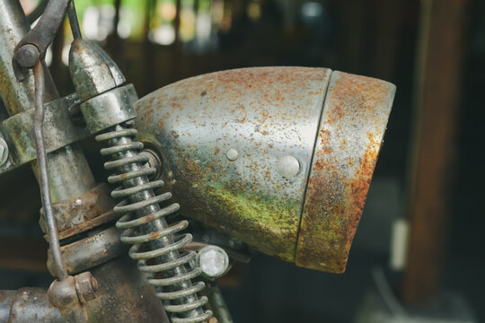 Rusty Old Bicycle Lights