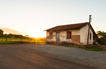 old house in the countryside