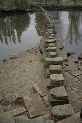River in Chaves, historical  city of Portugal. Europe