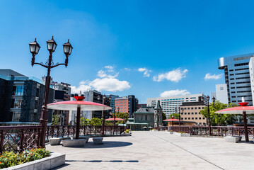 福岡市　中州　福博であい橋