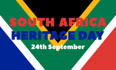 Heritage Day in South Africa. Public holiday celebrated on 24 September. On this day, South Africans are encouraged to celebrate their culture and the diversity of their beliefs and traditions. 