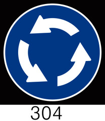 교통 표지판 (Traffic sign) 지시표지 -300