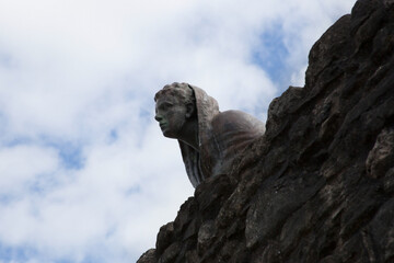A statue of the former Mayor of Southampton, John Le Fleming in Southampton, Hampshire, UK
