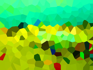 Illustration of Pixels pattern with various bright colors creates an pixelated pattern style.