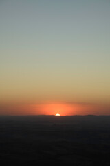 Sunset in the Mountains in Brazil