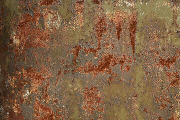 Dark worn rusty metal background texture.