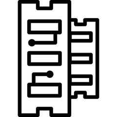 Fototapeta premium RAM board icon