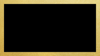 Black background with simple golden frame