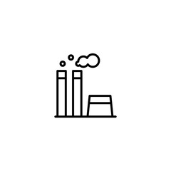 factory, industrail icon vector illustration
