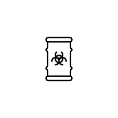 nuclear, radiation icon vector illustration