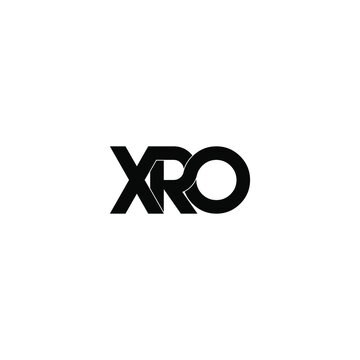 xro letter original monogram logo design
