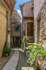 Fototapeta na wymiar The beautiful village of Marcetelli, in the Province of Rieti, Lazio, Italy.