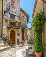 Fototapeta na wymiar The beautiful village of Marcetelli, in the Province of Rieti, Lazio, Italy.