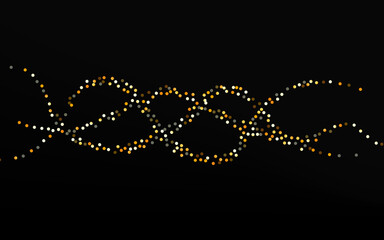 Golden Splash Art Black Background. Holiday 