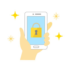 Smartphone and security lock malware infection