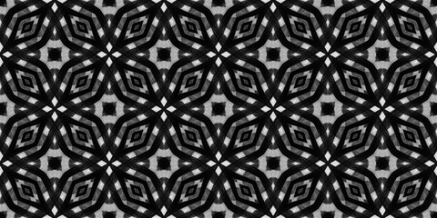 Ethnic fur elements seamless abstract pattern with real texture