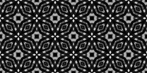 Ethnic fur elements seamless abstract pattern with real texture