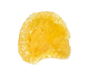 a piece of sugar lemon marmalade