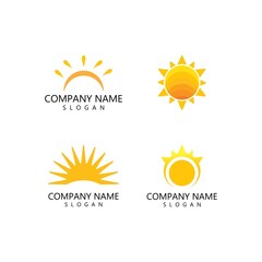 Fototapeta premium sun illustration logo