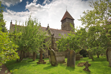 interesting english country church