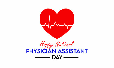Every year in October, we celebrate National Physician Assistant day, which recognizes the PA profession and its contributions to the nation's health. Vector illustration.