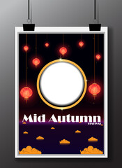 Poster for mid autumn day