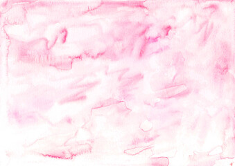 Fototapeta premium Hand painted watercolor background. Creative textured surface of brush strokes.