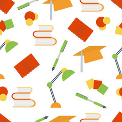 Vector education pattern Learning Back to school