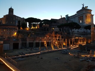 Fototapeta premium Roma Fori Imperiali